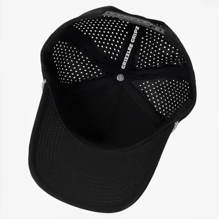 Black "GRIPZ" Snapback Rope Hat