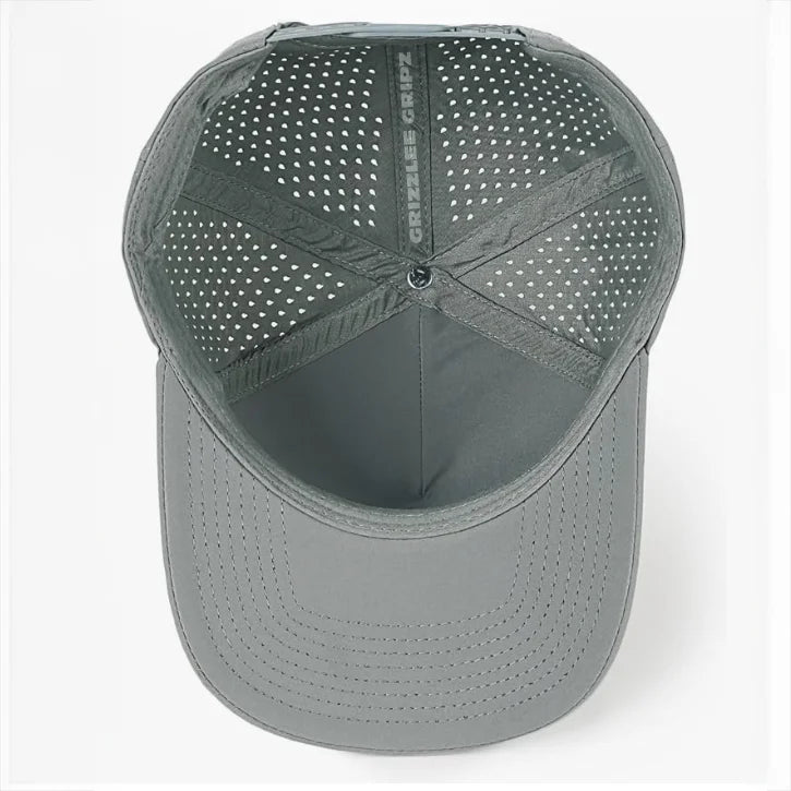 Grey "GRIPZ" Snapback Rope Hat